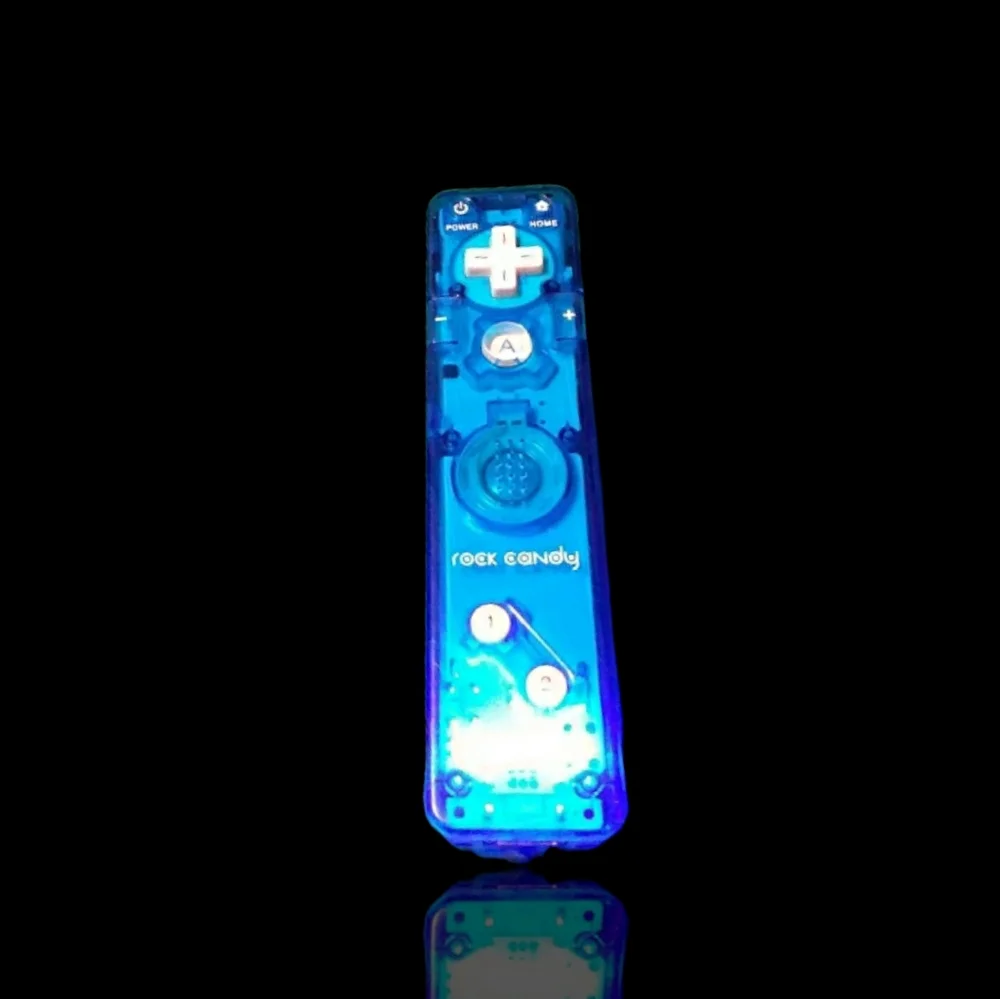 Rock Candy Wii Controller (Blue) w/Nunchuk & Strap
